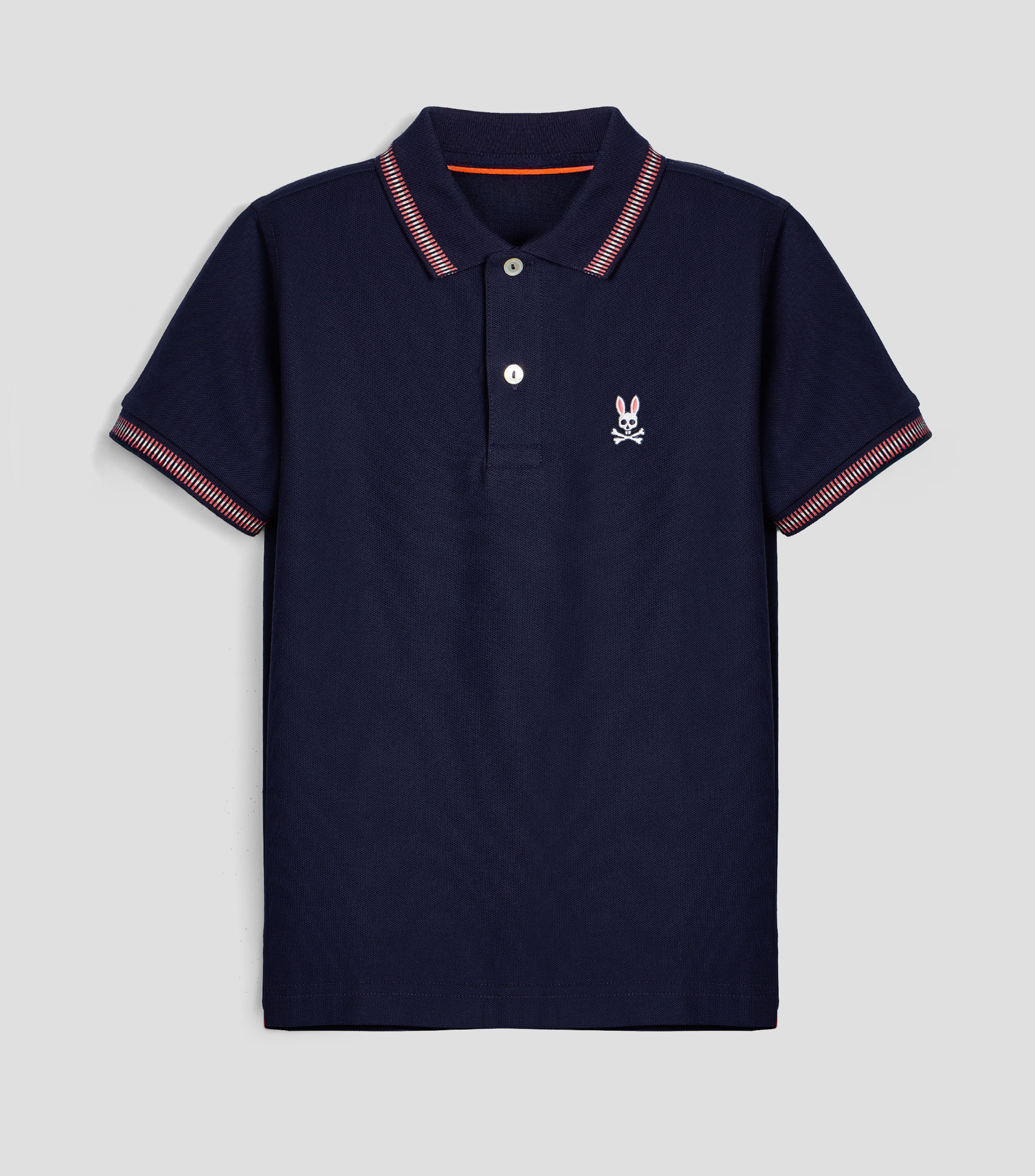 Playera tipo polo manga corta lisa Niño